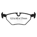 EBC 99-02 BMW Z3 2.5 Ultimax2 Rear Brake Pads