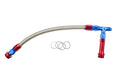 SIMPLE DUAL FEED KITS 06 ANFITS ALL HOLLEY 7/8INCH20 THREAD INLET PORTSBLUE