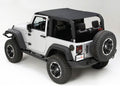 Island Top, Mesh, Black; 10-18 Jeep Wrangler JKU, 4 Door