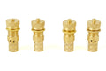 Rugged Ridge Tire Deflator Kit 4-Piece Brass