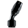 Fragola -12AN x 30 Degree Pro-Flow Hose End - Black
