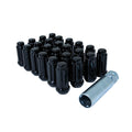LUG NUTS 24PK 6LUG 141.50 SPLNE WIK TRK BLACK GOR