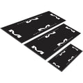 Matrix Concepts M20 Carpeted 2 Foot X 4 Foot Mat - Black/White