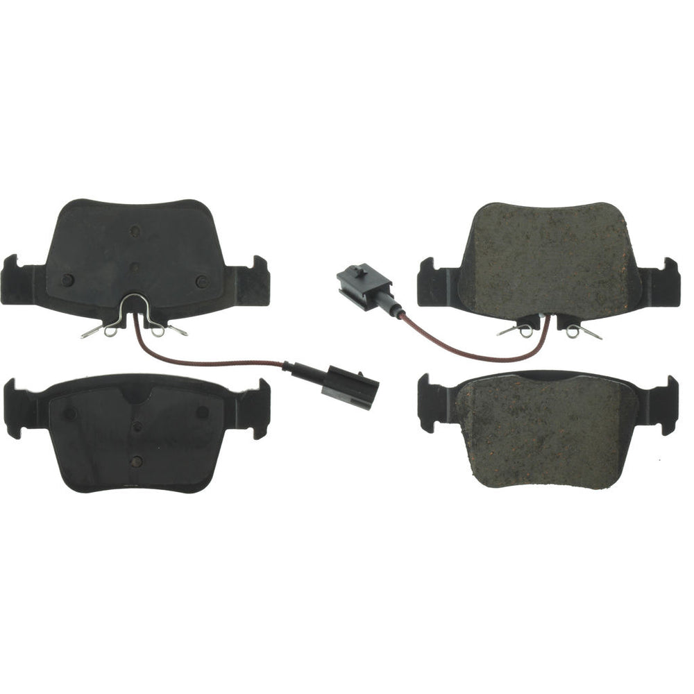Centric Posi-Quiet Ceramic Brake Pads w/Shims & Hardware - Rear