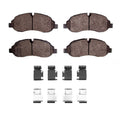 DFC 15-25 Ford Transit-350 HD/DRW Front 5000 Advanced Semi Metallic Brake Pads and Hardware Kit