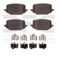 DFC 20-25 Ford Explorer Rear 5000 Advanced Low Metallic Brake Pads and Hardware Kit