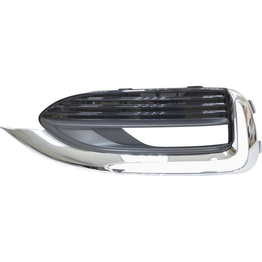 LH FRONT BUMPER INSERT FOG LAMP BEZEL; W/CHROME MOULDING; TEXTURED BLACK BUICK ENCLAVE 1820