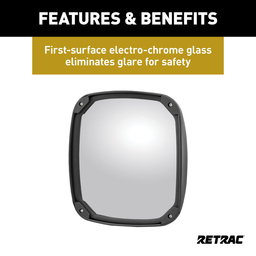 Retrac black auto part
