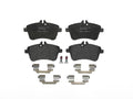 Brembo 2008 Mercedes-Benz B200 Front Premium Low-Met OE Equivalent Pad