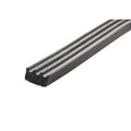 RIBBED STYLE EDPM SPONGE RUBBER SEAL 50FT