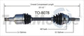 NEW CV AXLE