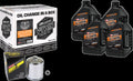 Maxima V-Twin Quick Change Kit Mineral w/Chrome Filter Evo/Sportster