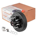 IDLER HUB COMPLETE KIT W/ INSTALLED BEARINGS2.2K LB AXLES 5 ON 41/2IN BOLT PATTERN 1/2IN STUD SIZE