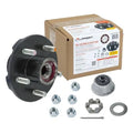 IDLER HUB COMPLETE KIT W/ INSTALLED BEARINGS2.2K LB AXLES 5 ON 41/2IN BOLT PATTERN 1/2IN STUD SIZE
