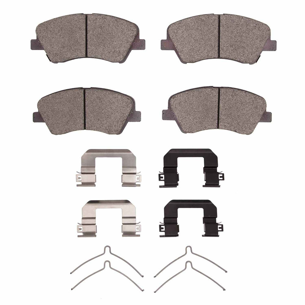 R1 18-23 Hyundai Accent Front Optimum OE Brake Pads & Hardware Kit