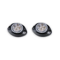 Work Pod Strobe 2 2 Round Mini Surface Mount Strobe Light SAE Class I Blue (2EA)