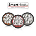 J.W. Speaker 12-24V DOT LED Heated Red Stop Tail Turn Light Kit with Harness 0346264