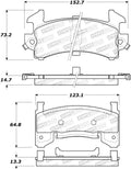 Street Brake Pads w/Shims and Hardware