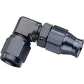 Fragola -4AN Real Street x 90 Degree Forged Hose End Black For PTFE Hose
