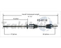 NEW CV AXLE