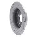 DFC 97-06 Acura RSX Rear Right Drilled & Slotted Silver Brake Rotor