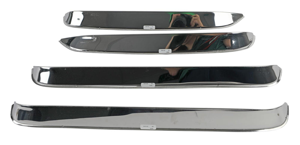 8797 F250/F350 CREW CAB 4PC VENTSHADESTAINLESS