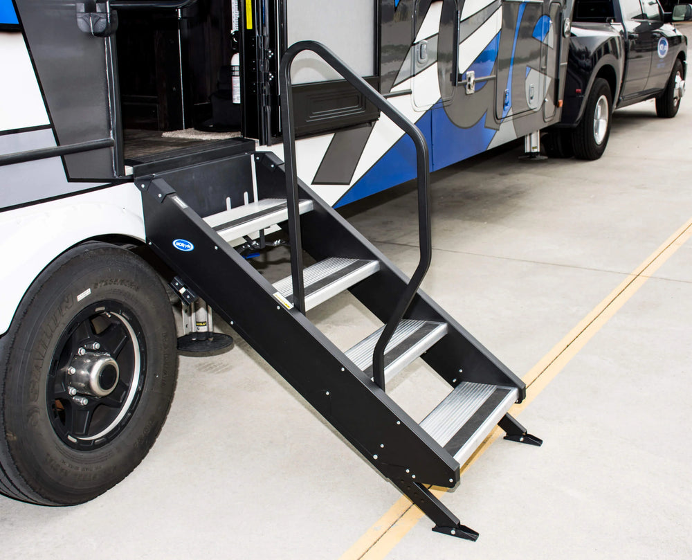 ENTRY STEP HANDRAIL FOR STEP ABOVE GEN2 4 STEP MODELS INCL MTG HARDWARE