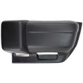 LH FRONT BUMPER END CAP SEMIGLOSS BLK TEXTURED CHEROKEE 9799