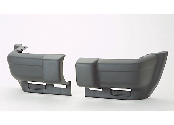 LH FRONT BUMPER END CAP SEMIGLOSS BLK TEXTURED CHEROKEE 9799