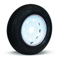 13X4.5 WHITE 8 SPOKE RIM BP 54.5 ET 0 CB 3.19 1725 LBS