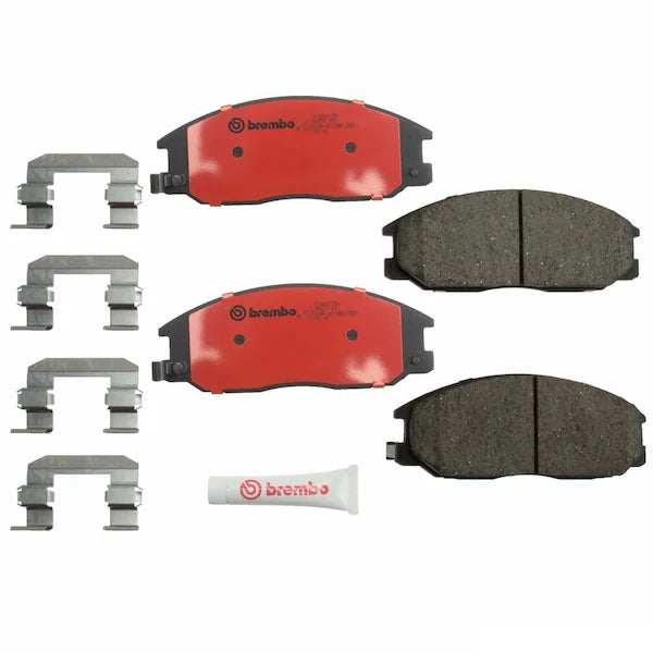 Brembo 01-06 Hyundai Santa Fe/2001 XG300/02-03 XG350 Front Premium NAO Ceramic OE Equivalent Pad