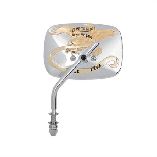 MOTORCYCLE CHROME MIRROR KIT