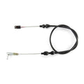 UNIVERSAL THROTTLE CABLE 24IN & BLK FITTINGS
