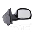 RH MIRROR OUTSIDE REAR VIEW MANUAL; BLACK TOWN & COUNTRY 20012007; CARAVAN 0407; VOYAGER 0103