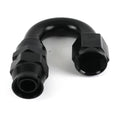 Fragola -10AN Real Street x 180 Degree Hose End Black For PTFE Hose