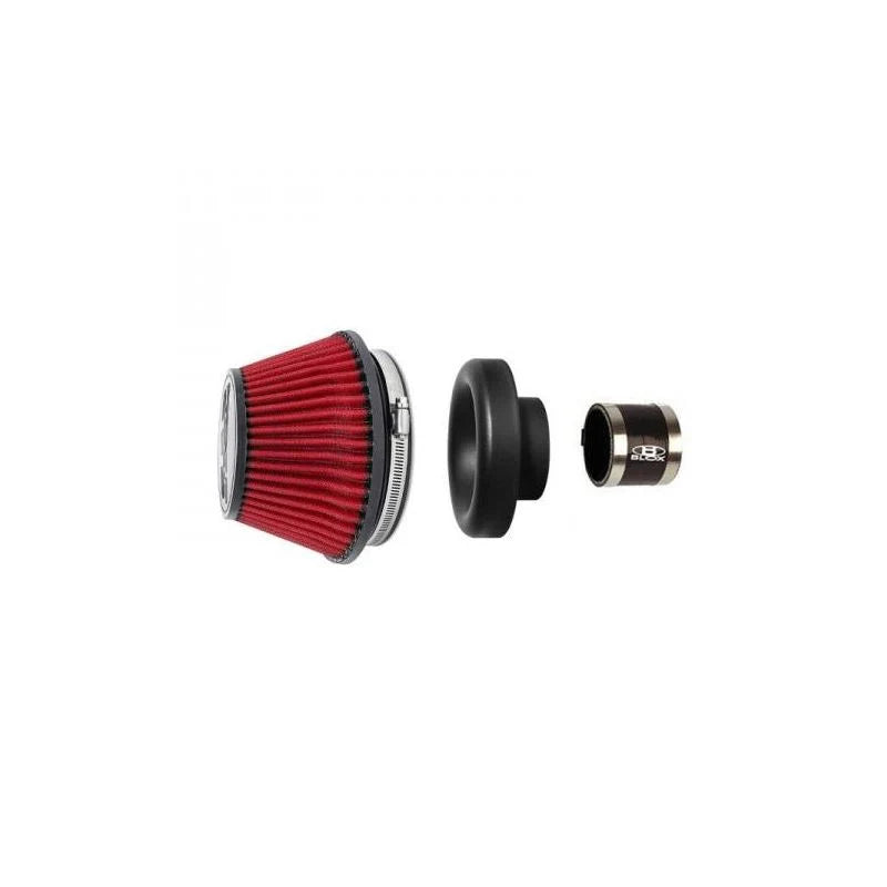 BLOX Racing Shorty Performance 5in Air Filter w/3in Velocity Stack and Coupler Kit