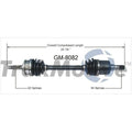 NEW CV AXLE