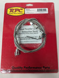 Stainless Throttle Cable 24in