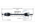NEW CV AXLE