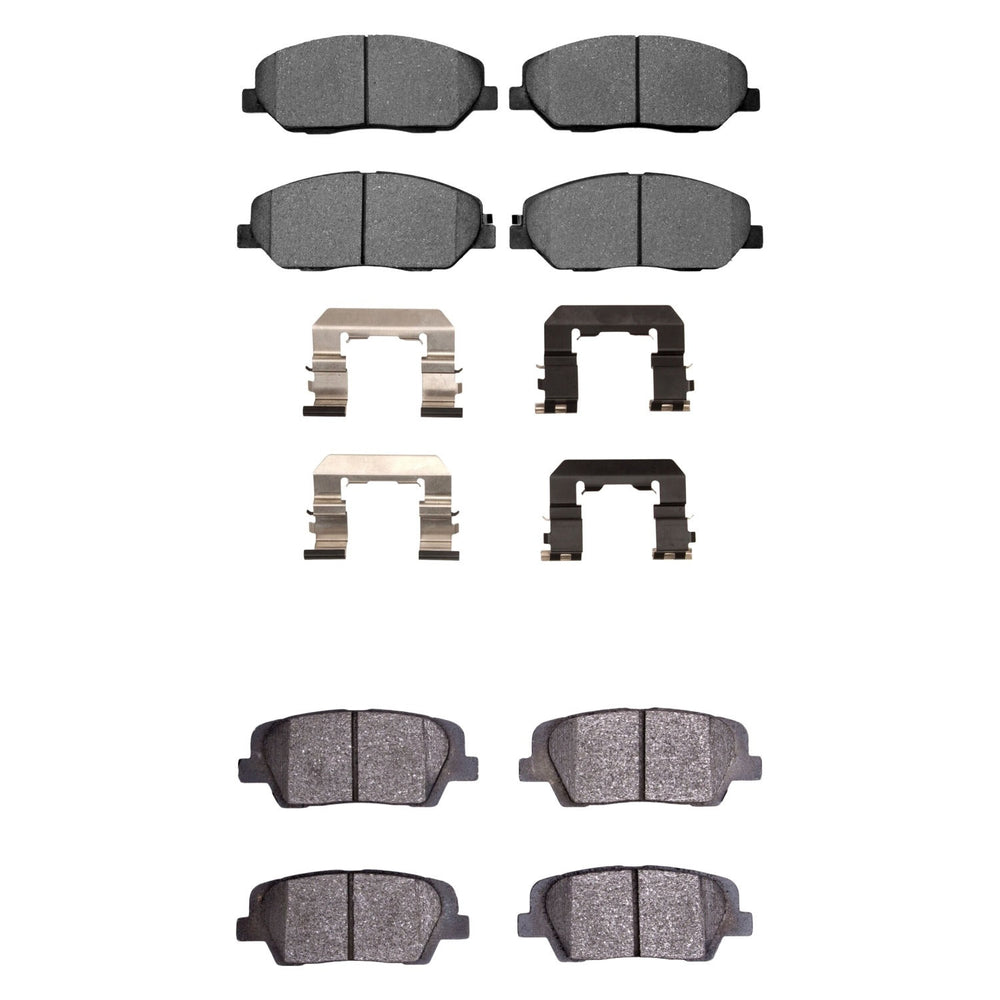 R1 2009-2011 Hyundai Genesis Sedan Front R1 Optimum OE Pads & Hardware Kit