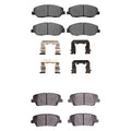 R1 2009-2011 Hyundai Genesis Sedan Front R1 Optimum OE Pads & Hardware Kit