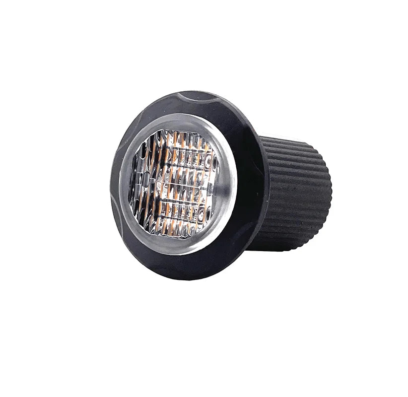 4IN CLEAR FLUSH MOUNT SELF CONTAINED STROBE SOLID AND STROBE 3 WIRE