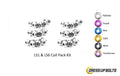 Dress Up Bolts Titanium Hardware Coil Pack Kit - LS Engine Polished