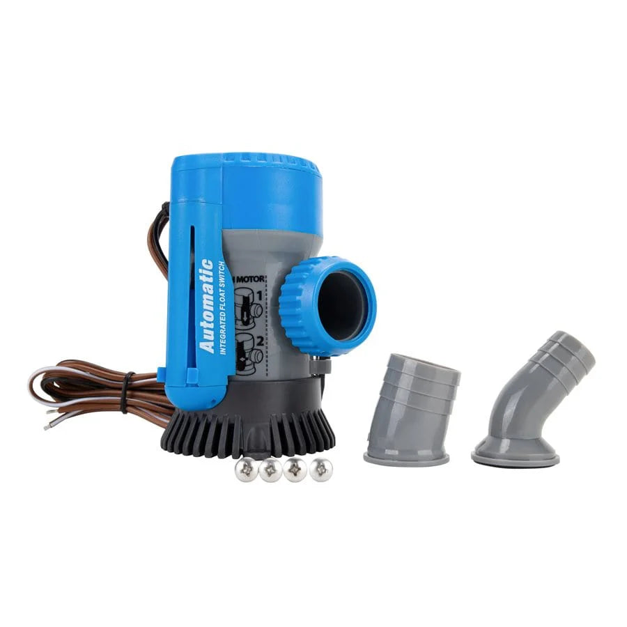 BILGE PUMP AUTOMATIC 800/1100 GPH 3/4IN & 11/8IN OUTLET