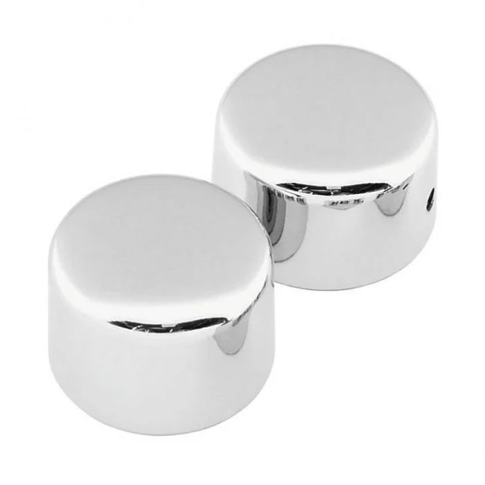 Bikers Choice 08-Up Big Twin Black Axle Cap Set Front