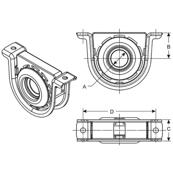 CENTER BRG ASSEMBLY & PARTS