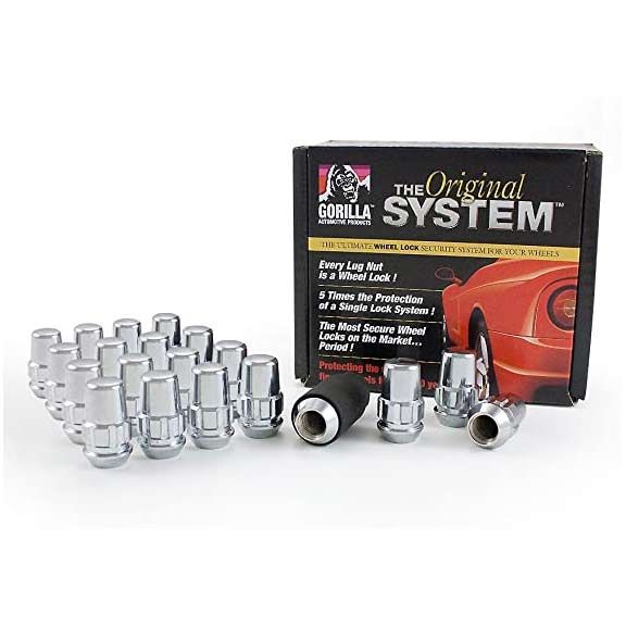 WHEEL INSTALLATION KITS WITH GORILLA LOCKS ACORN EXTRA LONG (13/16IN HEX HEAT TREAT) 1/2