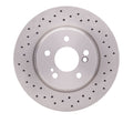 R1 Concepts Brake Rotor - Drilled Fits Mercedes-Benz 600SL