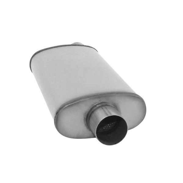 MUFFLER CHERRY BOMB SALUTE STAINLESS STEEL OVALO/C 24IN OAL 300IN