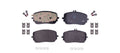 Hella 20-23 Mercedes-Benz GLE / GLS Series Front Brake Pad Set